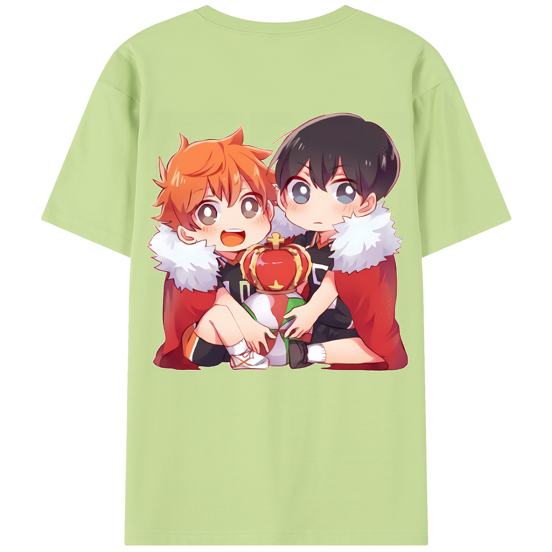 （画像用） ハイキュー!! Haikyu!! 綿100％半袖Tシャツ（背面プリント）